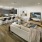 Living room with a bright white sofa