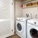 a laundry room with a washer and dryer